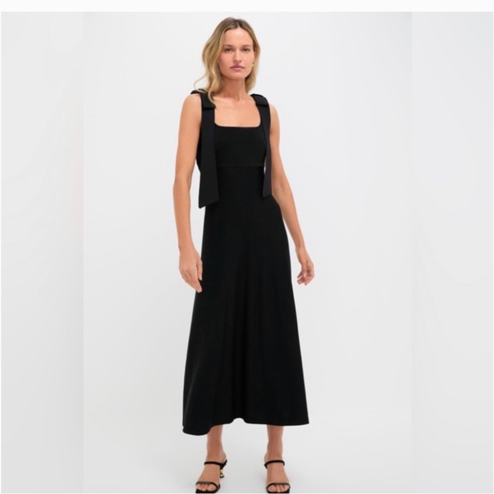 Tuckernuck Pomander Place Black Bow Dress Everleigh Medium NWT